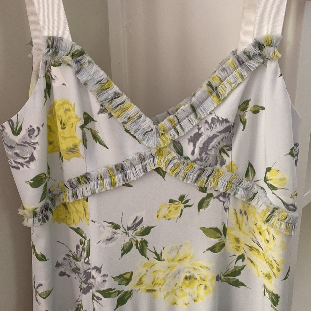 Cinq a Sept Livia Sunglow Silk Mini Dress | Size 0 NWT